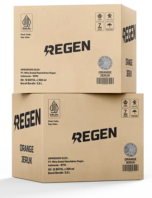 Karton REGEN Orange untuk kebutuhan distribusi